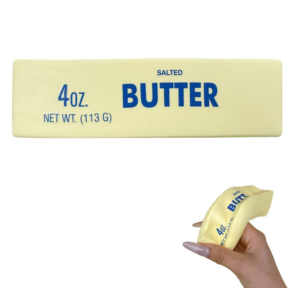 Slow Rebound Cute Butter Squeeze Stress Balls, 2026 New Stress Relief Fidget Toys, Squeeze Ball R... | Amazon (US)