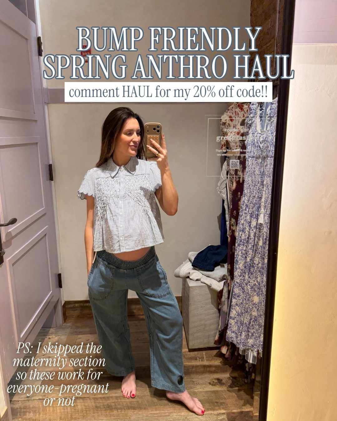 Bump friendly spring anthro haul! Get 20% off orders $100+ with my code SHELBI20

Nothing is maternity so everything works with or without a bump!! Great Easter dresses and spring wardrobe essentials  

#LTKBump #LTKSaleAlert