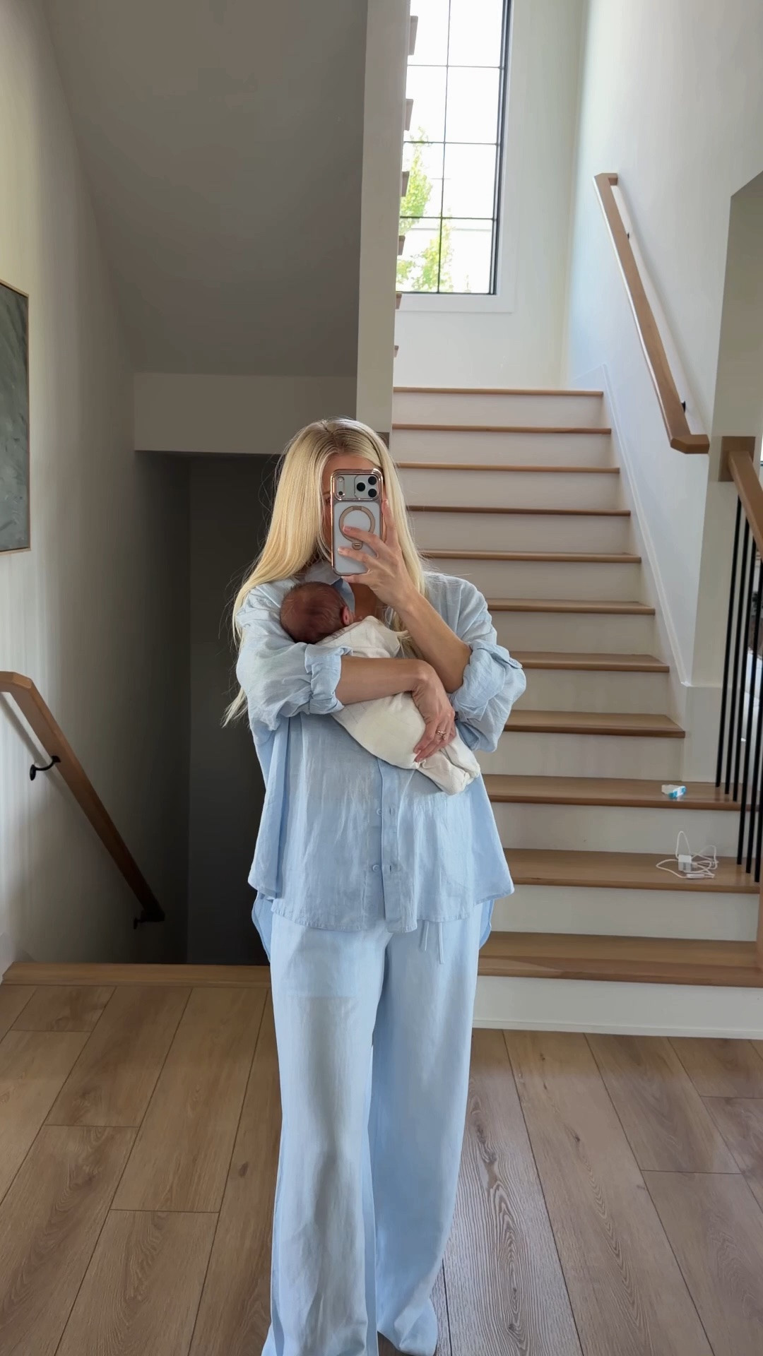SIZE: medium in top and pants (sized up in both for pregnancy &postpartum)! Color midday blue #kathleenpost

Casual chic, bump friendly, maternity look, MDW outfit, summer outfit, spring transition look, summer matching sets, linen set, postpartum outfit 

#LTKBump #LTKmomlife #LTKSeasonal #LTKootd

#LTKootd #LTKmomlife #LTKBaby