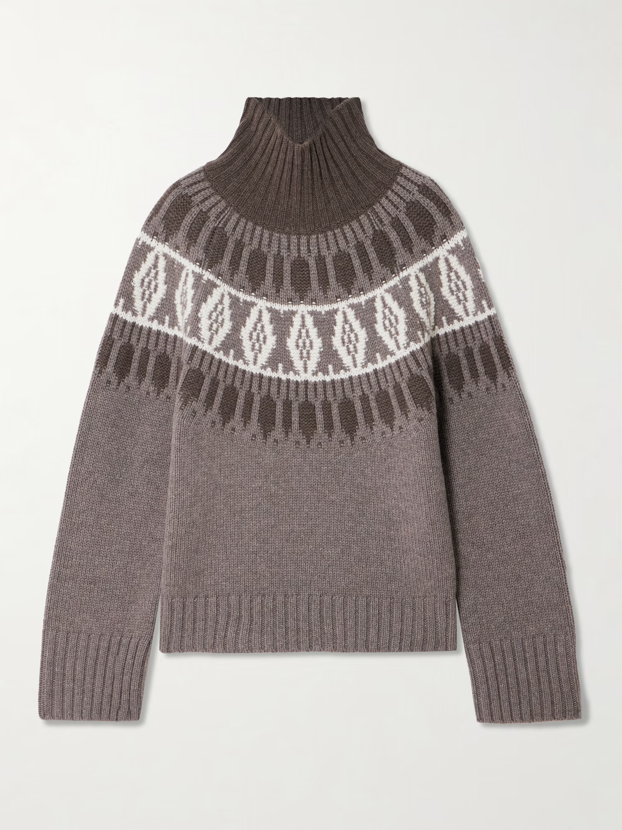 Whistler Fair Isle cashmere turtleneck sweater | NET-A-PORTER (UK & EU)