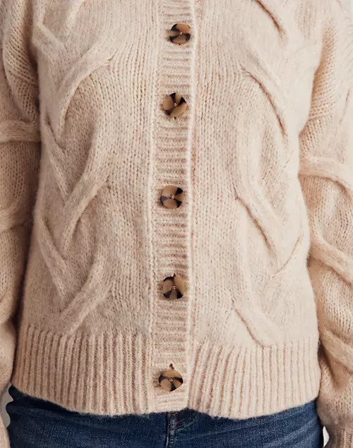 Cable Ashmont Cardigan Sweater | Madewell