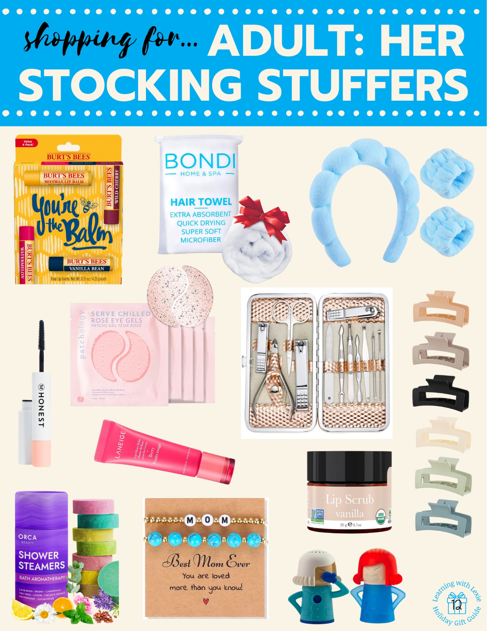 Stocking stuffers for her. Gifts for mom. Amazon finds  

#LTKfindsunder50 #LTKGiftGuide #LTKCyberWeek