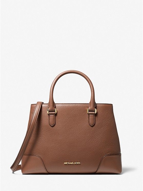 Crosby Medium Pebbled Leather Satchel | Michael Kors US