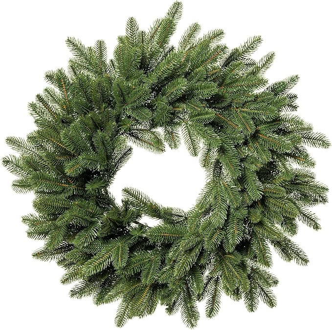 FAIRYTREES Weihnachtskranz grün 40 cm Premium aus 100% Spritzguss | Adventskranz zum Aufhängen ... | Amazon (DE)