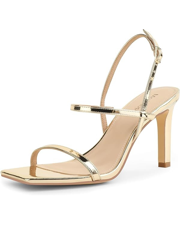 Modatope Womens Sandals Open Toe Strappy Sandals Ankle Strap High Heel Sandals for Women | Amazon (US)