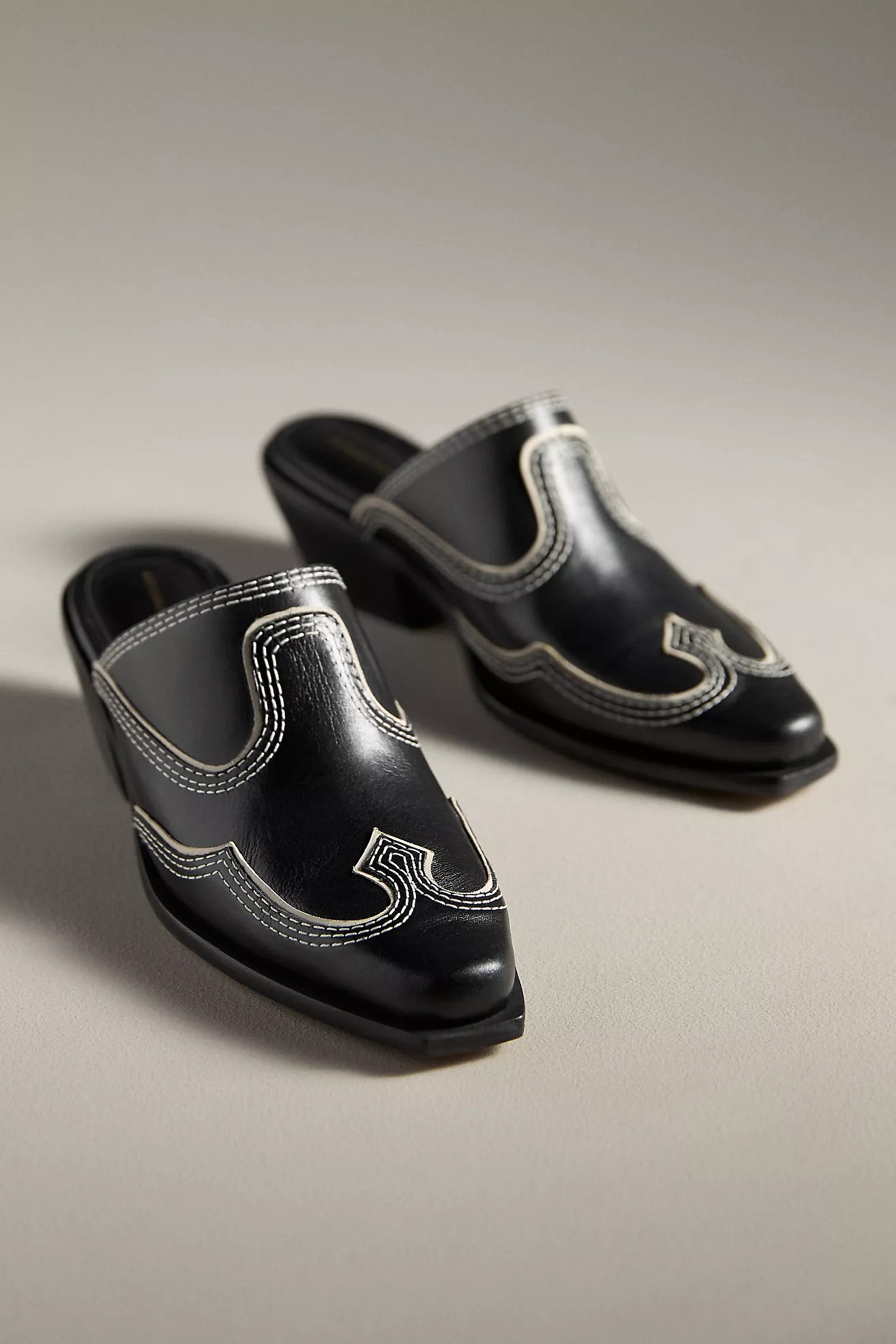 By Anthropologie Western Mule Heels | Anthropologie (US)