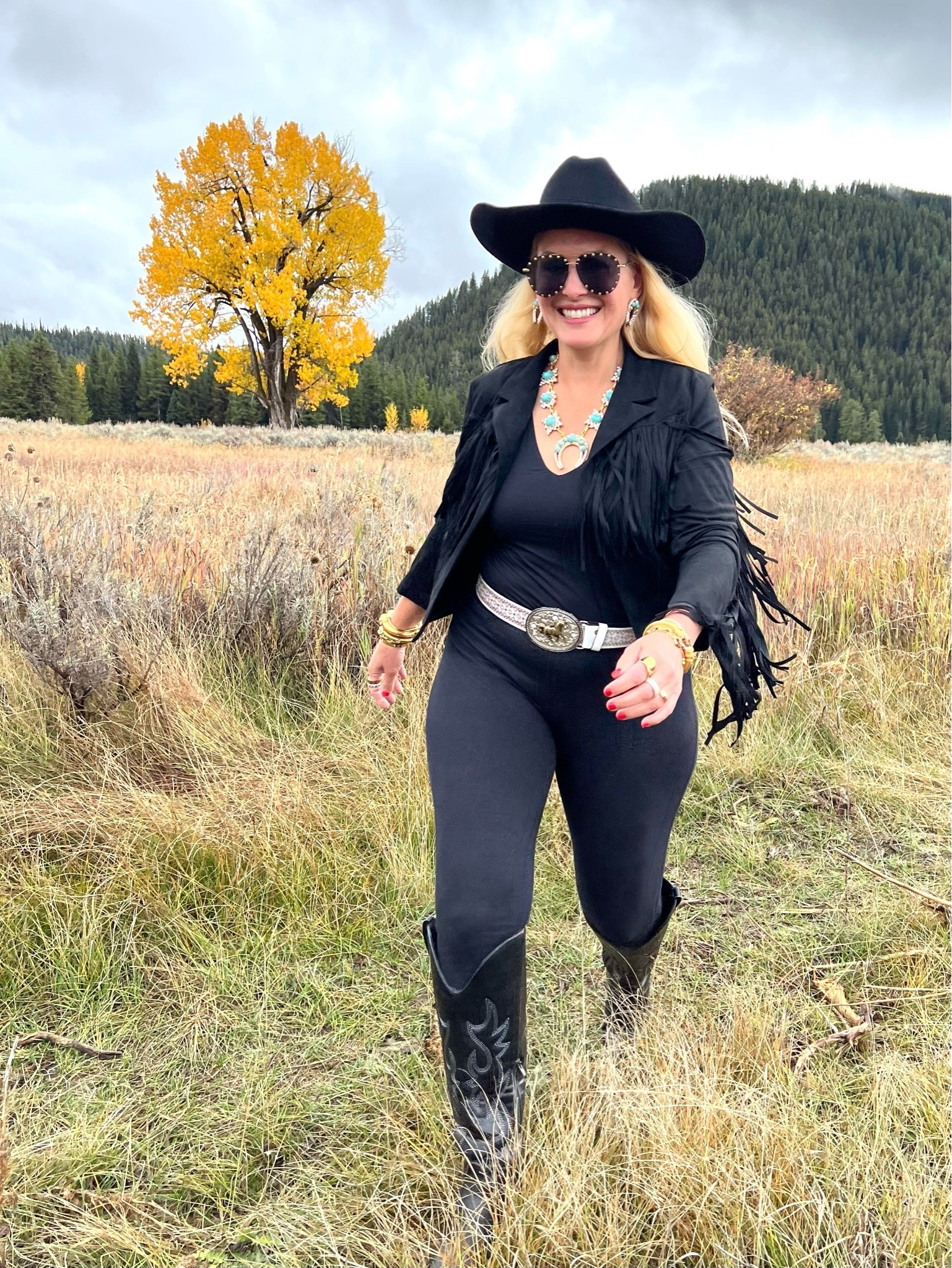 Western Outfits Women I Jackson Hole Outfits for Women I Country Concert Outfit

Taylor swift concert outfit ideas I Wyoming rodeo outfit | rave outfits festivals | rodeo outfits for women | Jackson Hole rodeo outfits for women | rodeo outfit | Jackson Hole outfits spring | Wyoming rodeo outfits | all black outfit | black on black outfit | black on black | country concert outfit | country concert outfit ideas | country concert outfits | country concert outfit ideas winter | rodeo outfit | rodeo outfit ideas | western glam outfit | rodeo outfits for women | rodeo outfits winter | cowgirl outfit | rodeo outfits | western outfits | western outfits women | country glam outfit | Jackson Hole outfit | Jackson Hole outfits | rodeo outfits for women | Jackson Hole outfits for women | country concert outfit | country concert outfits


Fringe Jacket large, Sleeveless top large, denim leggings large, cowboy boots size 10, cowboy hat


#LTKSeasonal #LTKOver40 #LTKSaleAlert #LTKTravel #LTKgrwm #LTKootd #LTKMidsize #LTKU #LTKWorkwear
