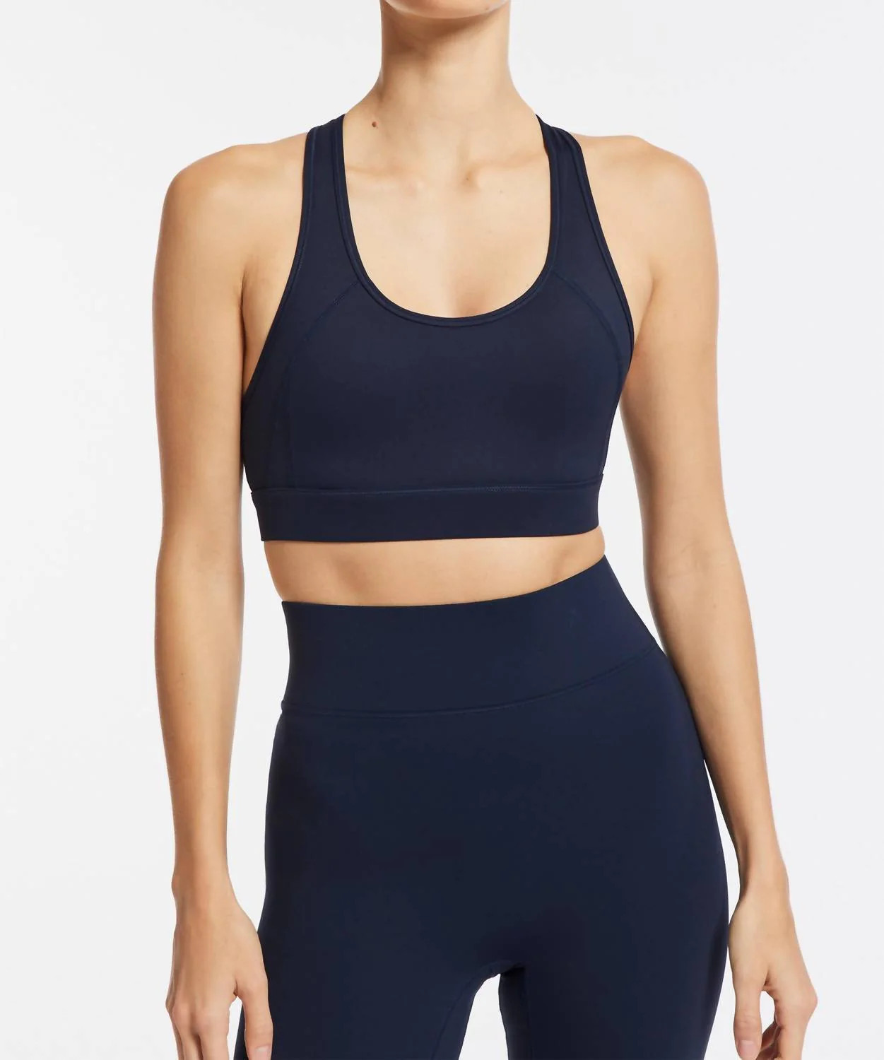 Center Stage Sports Bra In Navy Blazer | Shop Simon