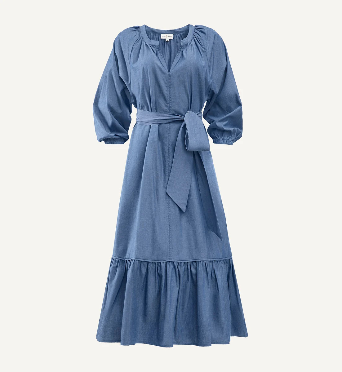 Blue Chambray Ava Dress | Heidi Wynne LLC