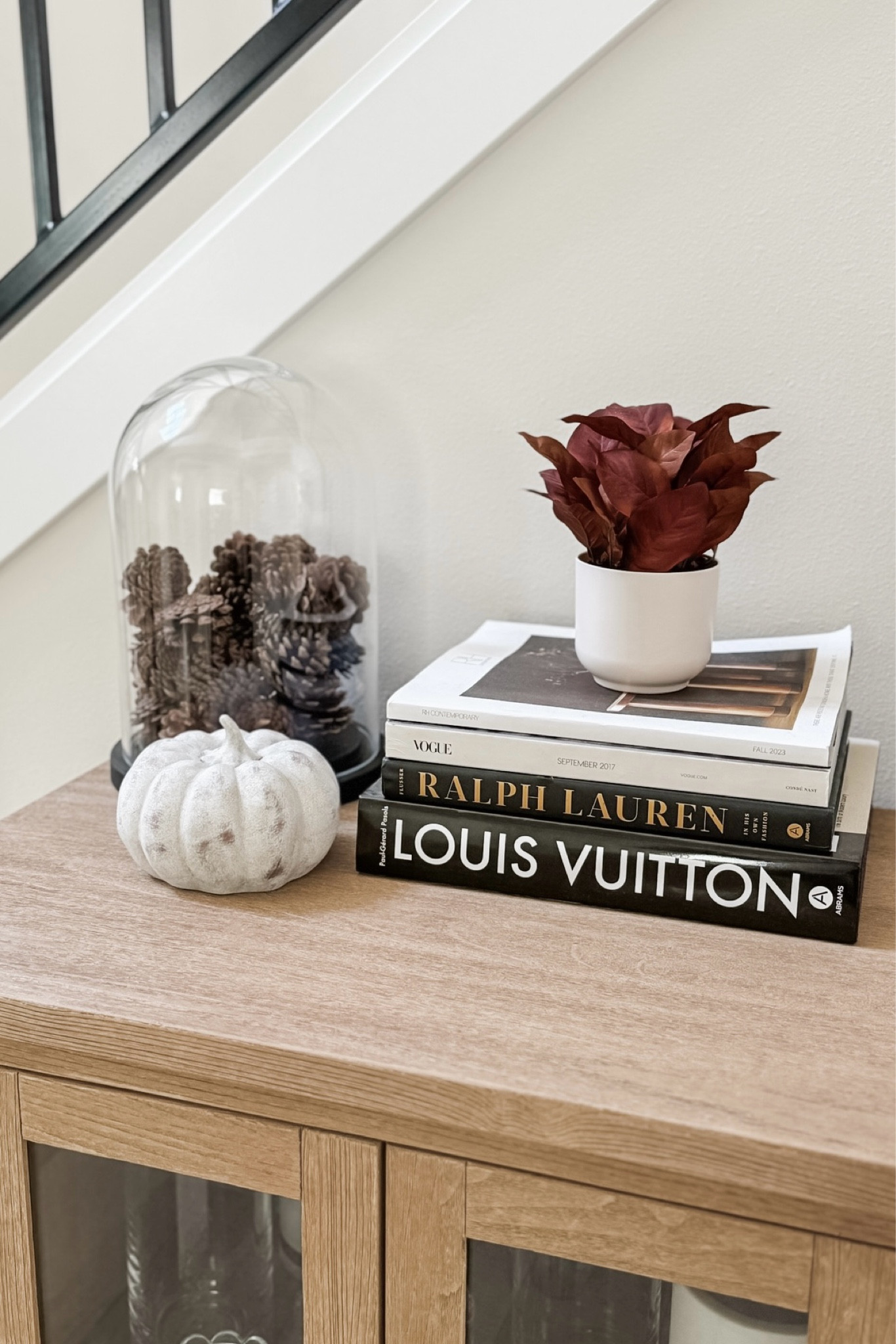 I love walking past this little autumnal scene in our entryway — the subtle nod to fall in this space really sets the whole vibe of our home. 

#LTKSeasonal #LTKHome