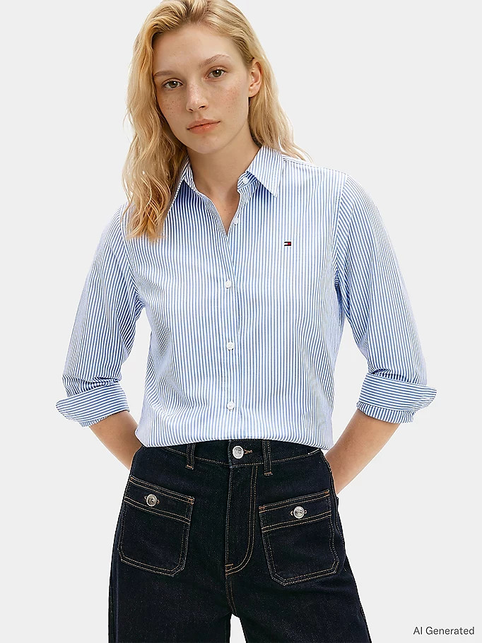 Classic Regular Fit Poplin Shirt | Tommy Hilfiger UK
