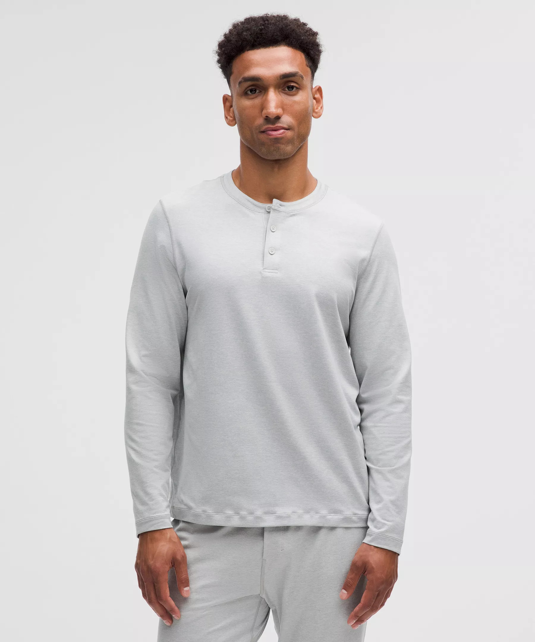 Soft Jersey Long-Sleeve Henley | Men's Long Sleeve Shirts | lululemon | Lululemon (US)