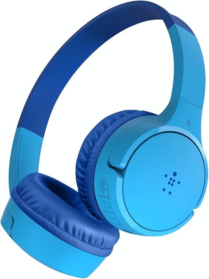 Belkin SoundForm Mini - Wireless Bluetooth Headphones for Kids with 30H Battery Life, 85dB Safe V... | Amazon (US)
