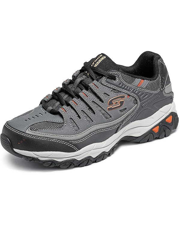 Skechers Men's Afterburn M. Fit Fashion Sneakers | Amazon (US)