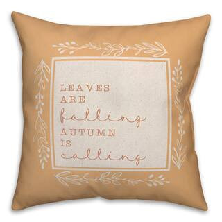 Leaves Falling Autumn Throw Pillow By Designs Direct | 18" x 18" | Michaels® | Michaels Stores