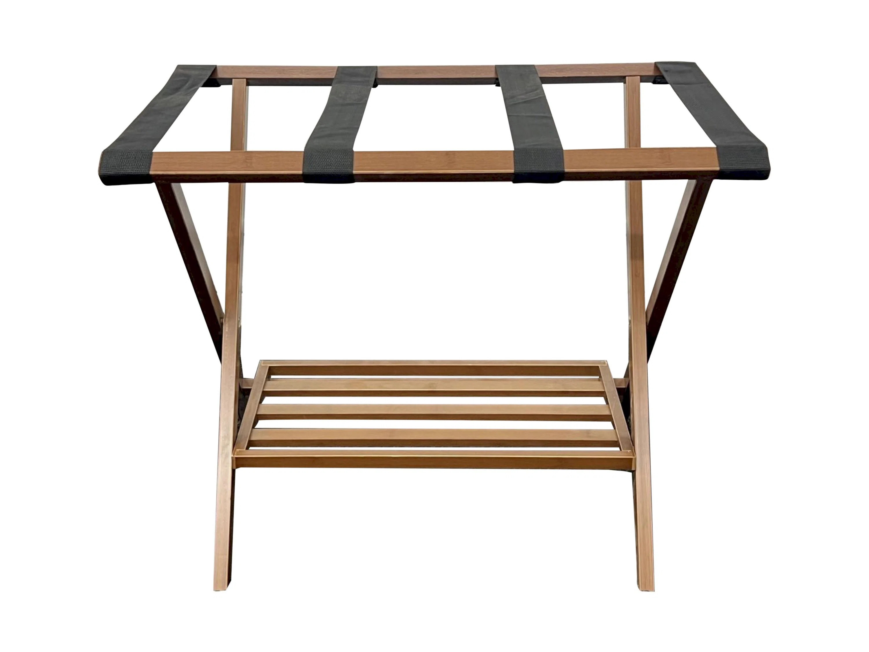 Folding Bamboo Luggage Rack | Wayfair North America