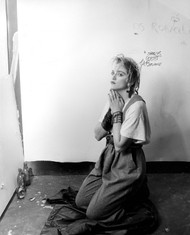 Madonna: Young Pop Star in Prayer Pose1980s