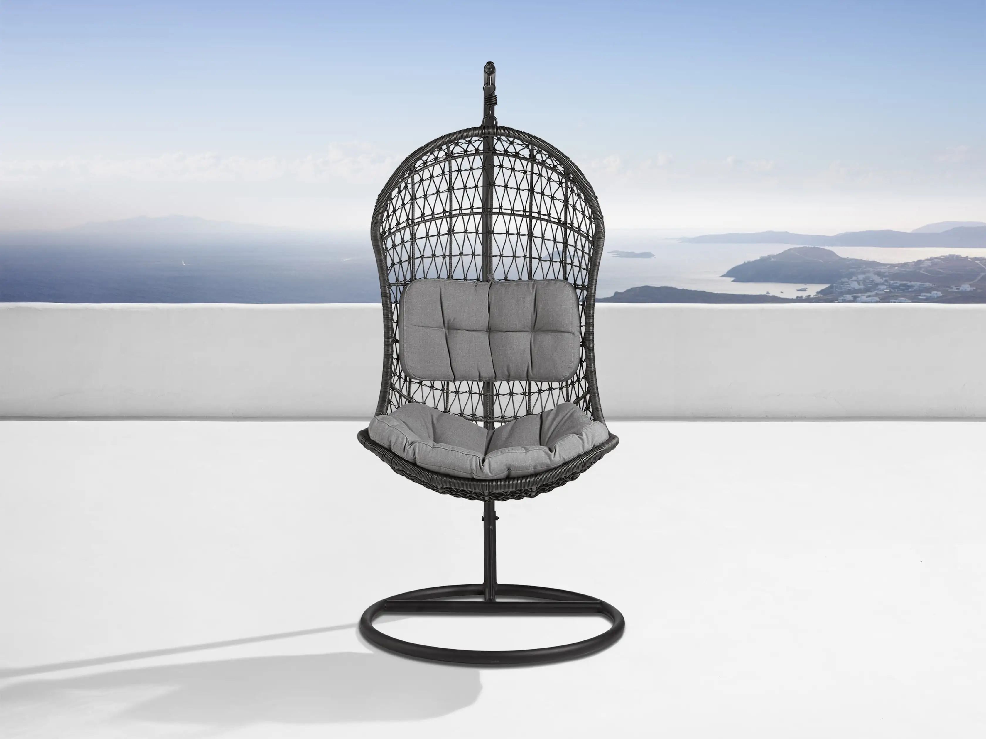 Crew Outdoor Hanging Chair on Stand | Arhaus