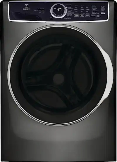 Electrolux - 4.5 Cu.Ft. Stackable Front Load Washer with Steam and SmartBoost Wash System - Titan... | Best Buy U.S.