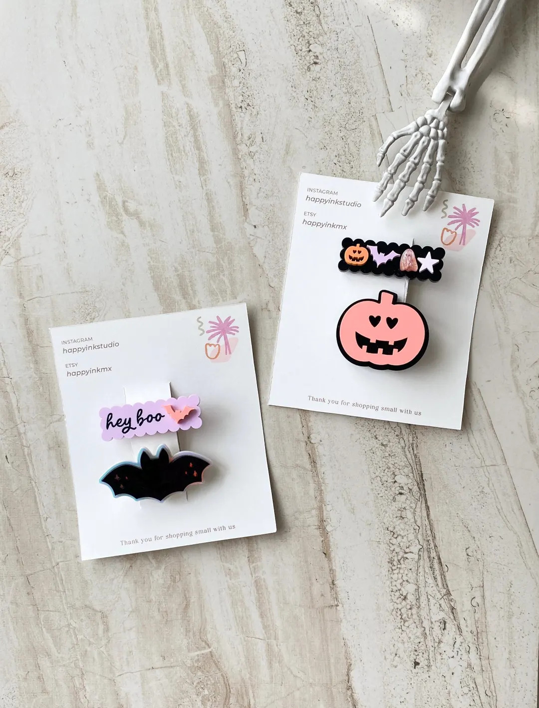 Halloween Hair Clips - Halloween Hair Accessories - Bat Hair Clip - Kids Halloween - Halloween Gi... | Etsy (US)