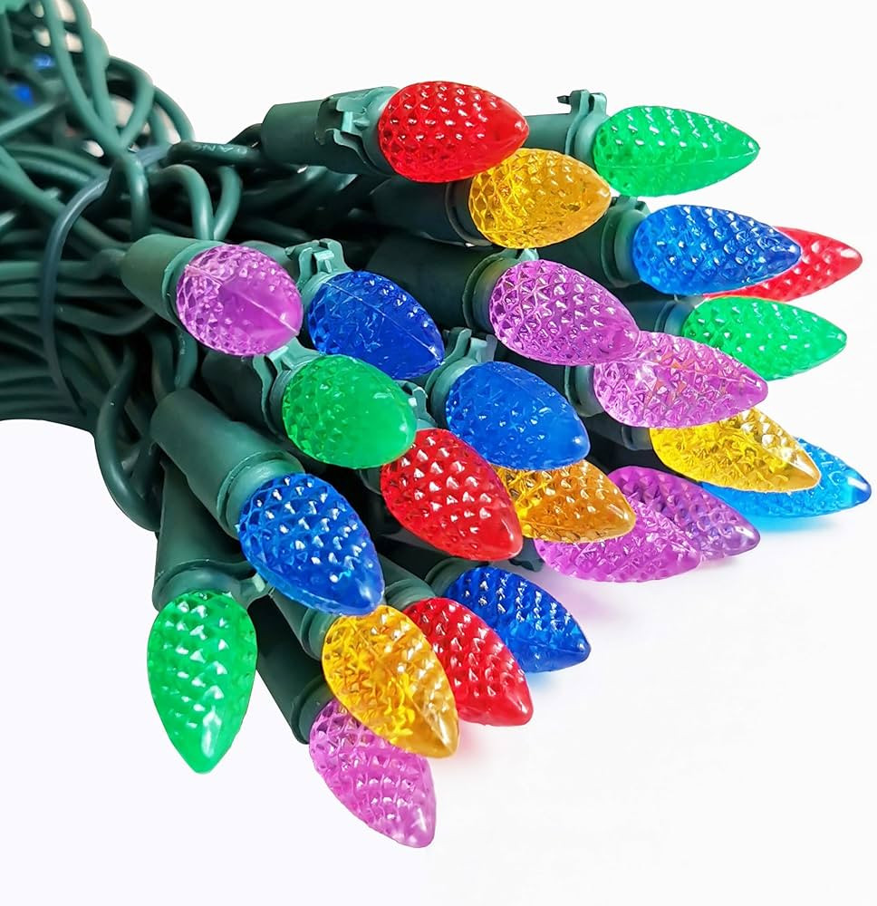 C3 Christmas Lights 18ft 50LED Strawberry Waterproof String Lights, Fairy Lights for Outdoor, Ind... | Amazon (US)