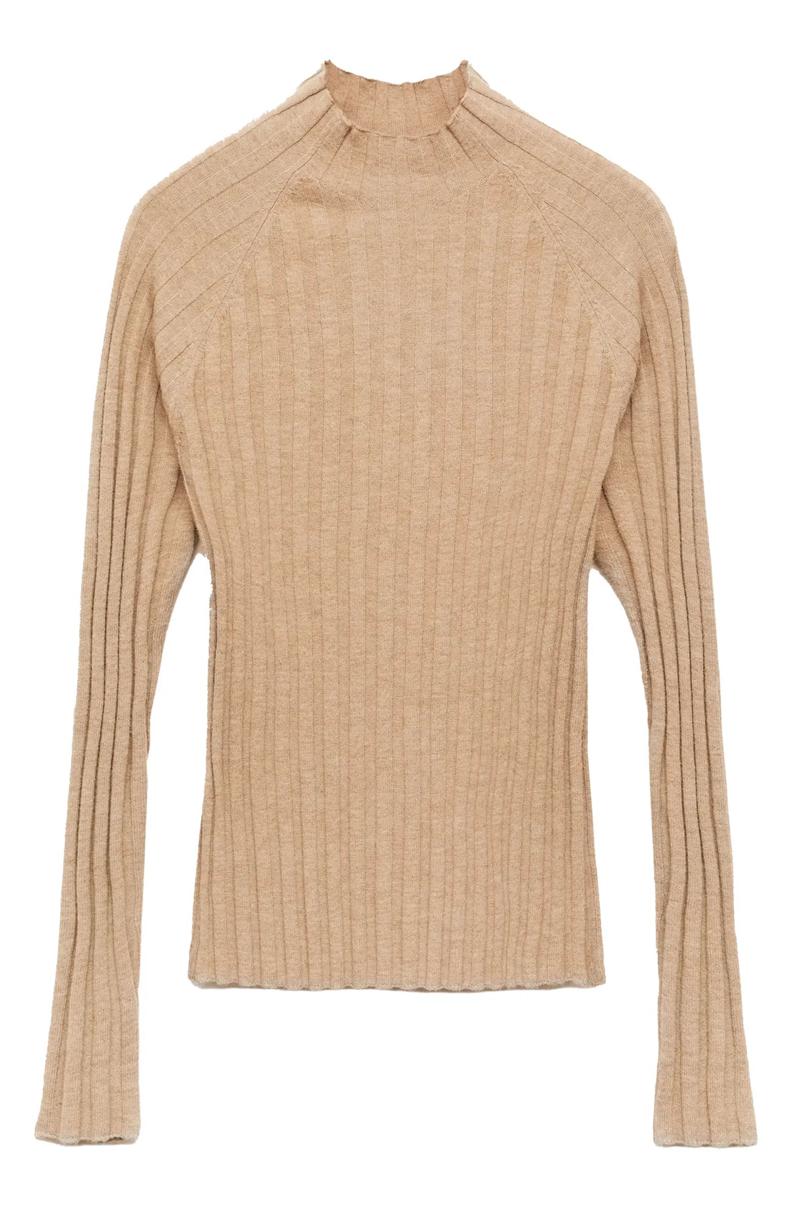 Flurry Rib Funnel Neck Sweater | Nordstrom