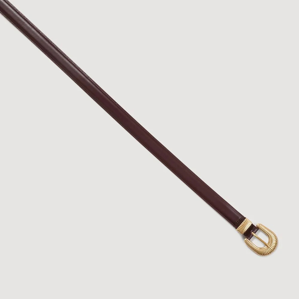 Leather belt | Sandro US | Sandro-Paris US