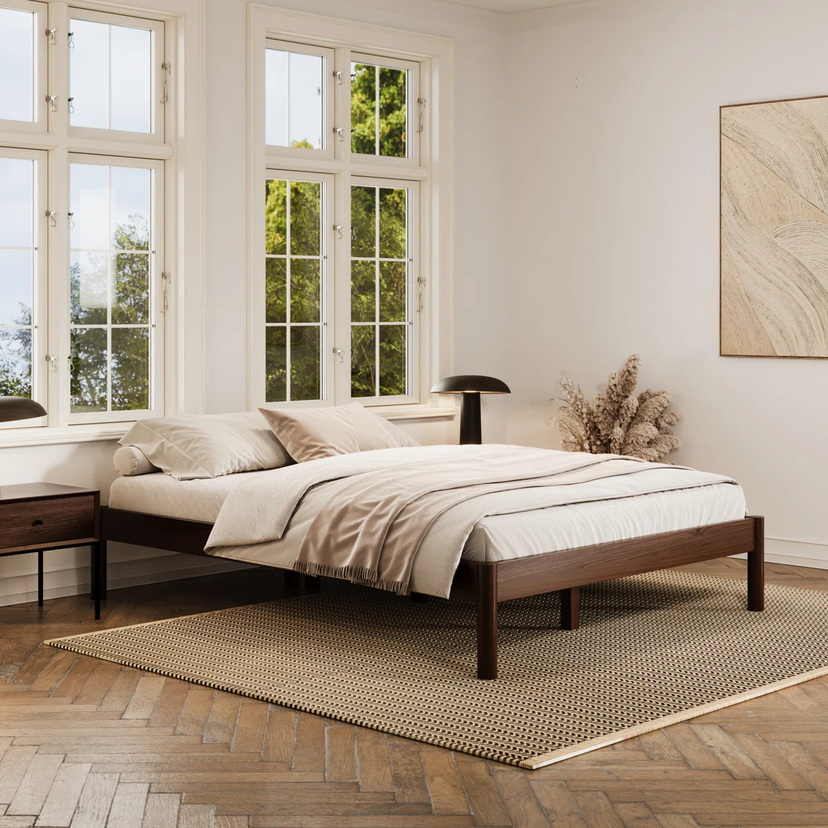 Ardin Solid Wood Bed Frame | Wayfair North America