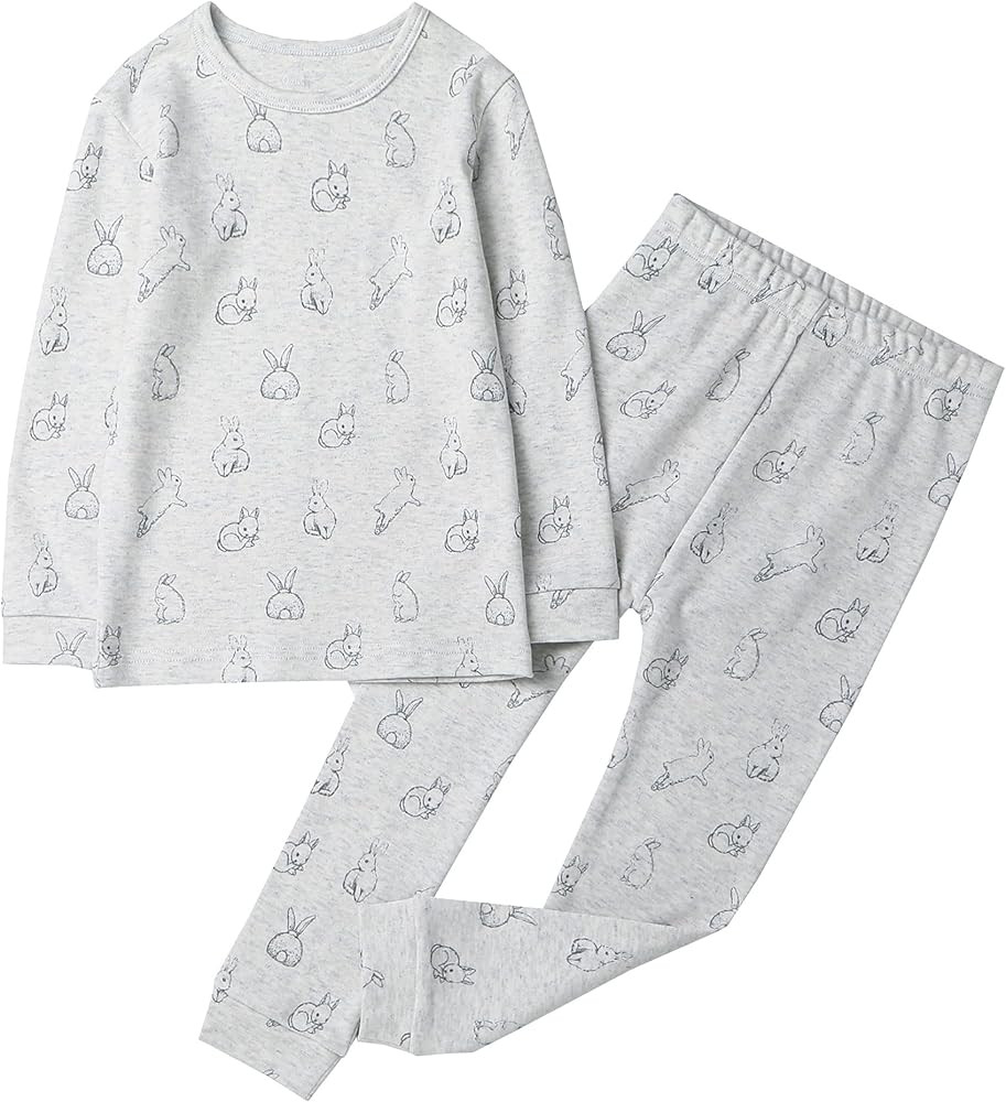 Owlivia 100% Organic Cotton Baby Long Sleeve Pajama Sets, Toddler Boy Girl 2-Piece Sleepwear | Amazon (US)