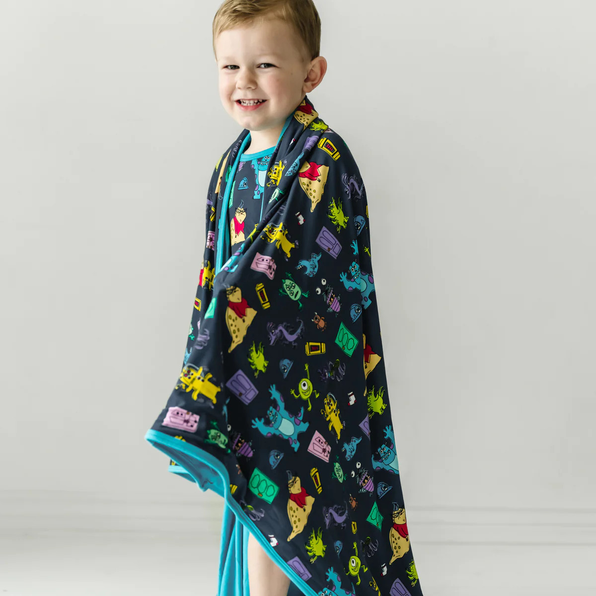 Disney & Pixar Monsters, Inc. Triple-Layer Bamboo Viscose Large Cloud Blanket | Little Sleepies