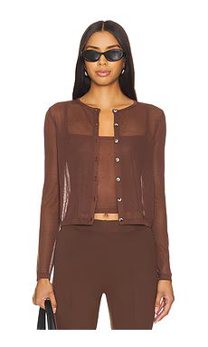 Lovers and Friends Layla Cardigan in Brown from Revolve.com | Revolve Clothing (Global)