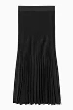 PLEATED MIDI SKIRT - BLACK - COS | COS UK
