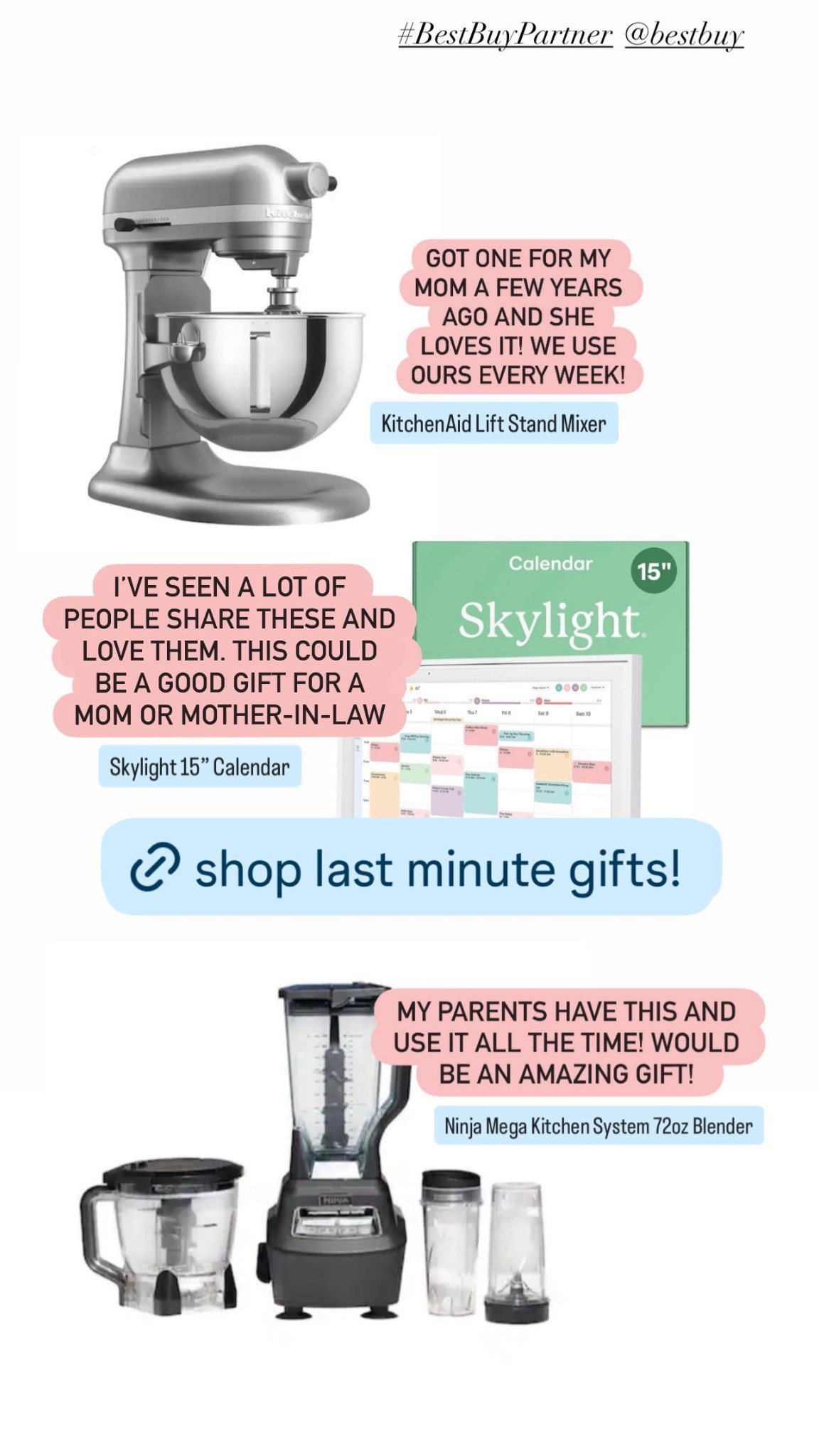 #BestBuyPartner Final chance for last minute gifts @bestbuy! These are great gift ideas for anyone on your list!

#LTKHoliday #LTKGiftGuide #LTKSeasonal