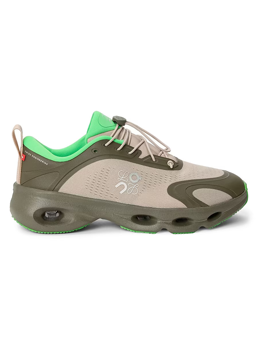 LOEWE Men's LOEWE x On Men's Cloudsolo Sneakers - Khaki Green Sand - Size 9 | Saks Fifth Avenue