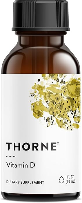 THORNE - Vitamin D Liquid - Vitamin D Supplement - Supports Healthy Bones and Muscles, Cardiovasc... | Amazon (US)