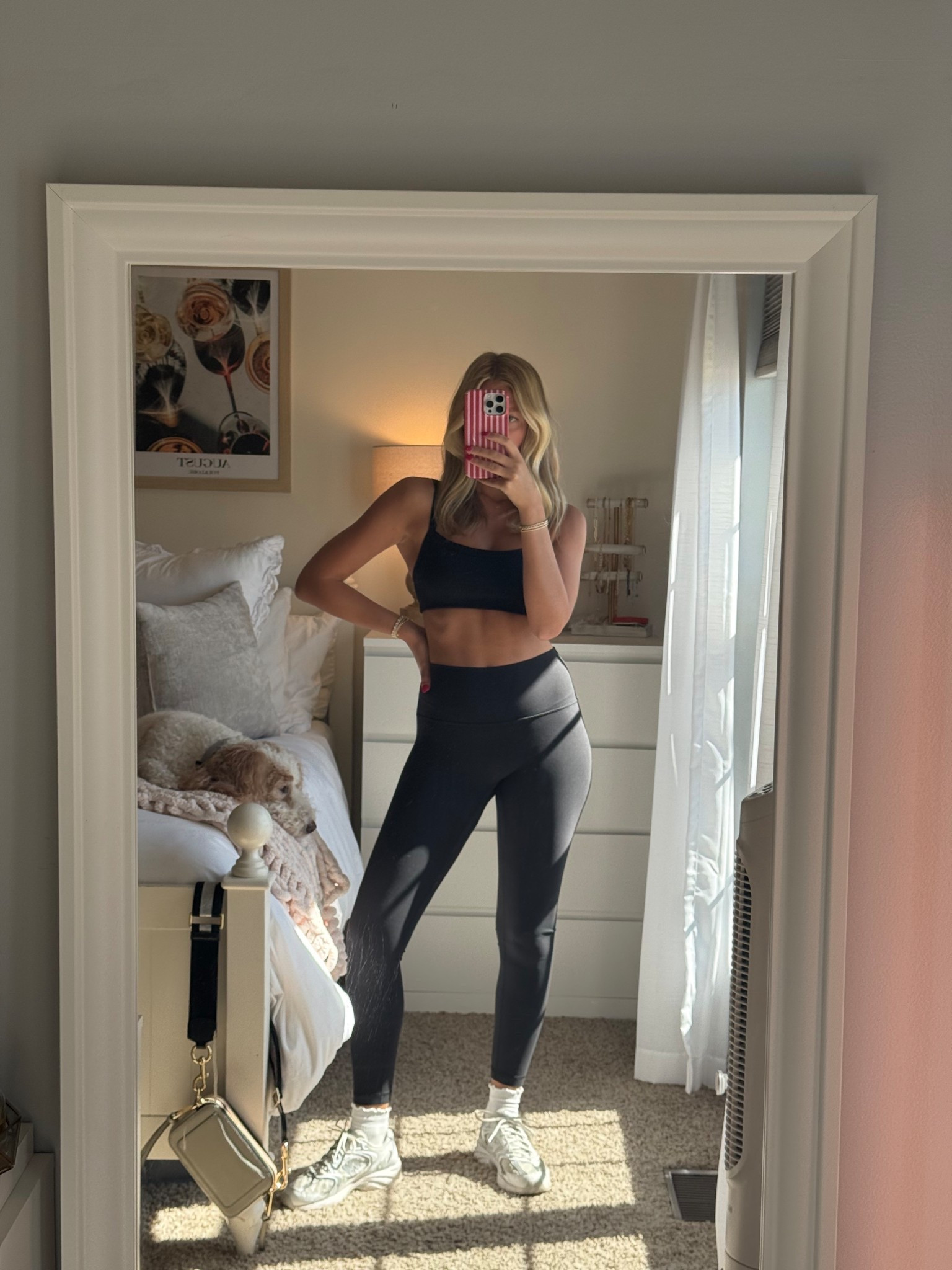 This Aritzia set is the perfect black workout set! The no front seam is PERFECT. I’m wearing the Golden Butter Cheeky Infinite leggings in size 4 & the Tumbler sports bra in size x-small. Will absolutely be buying more!!🫶🏼✨🤭

#LTKFindsUnder100 #LTKSeasonal #LTKActive