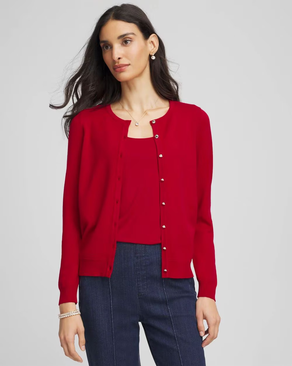 Ella Crewneck Cardigan | Chico's