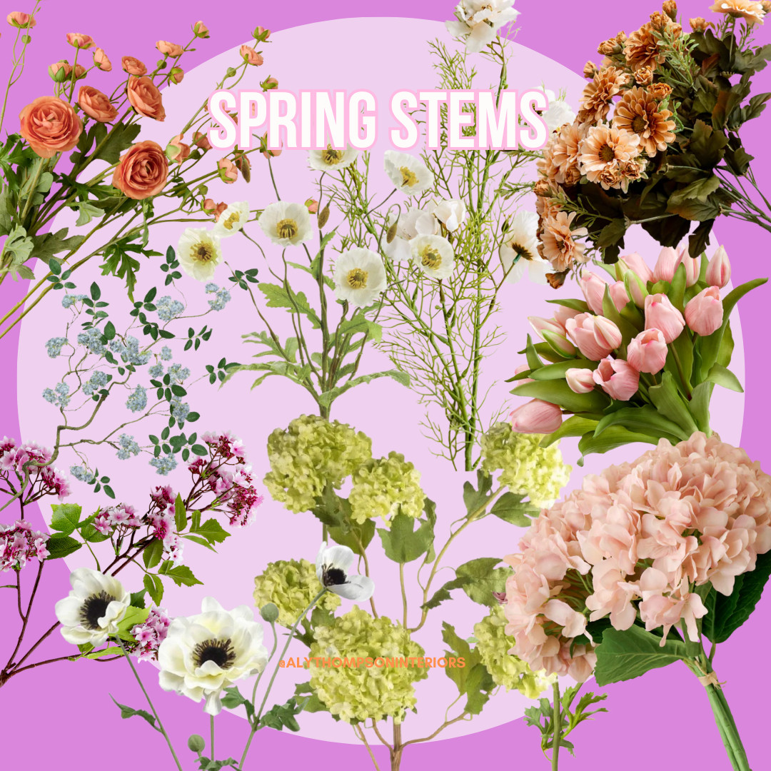 Spring Stems | Faux Flowers | Faux Stems | Stems | Vase Filler | Flowers | Floral Decor | Spring Vase Stems 

 #LTKSeasonal #LTKHome #LTKSaleAlert