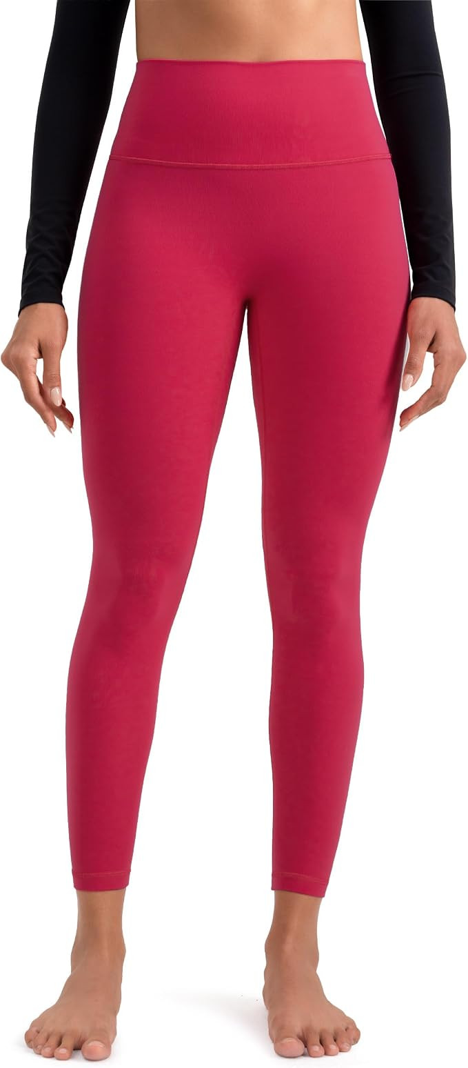 Colorfulkoala Dreamlux No Front Seam Leggings for Women 25"/28" Inseam, Seamless High Waisted But... | Amazon (US)