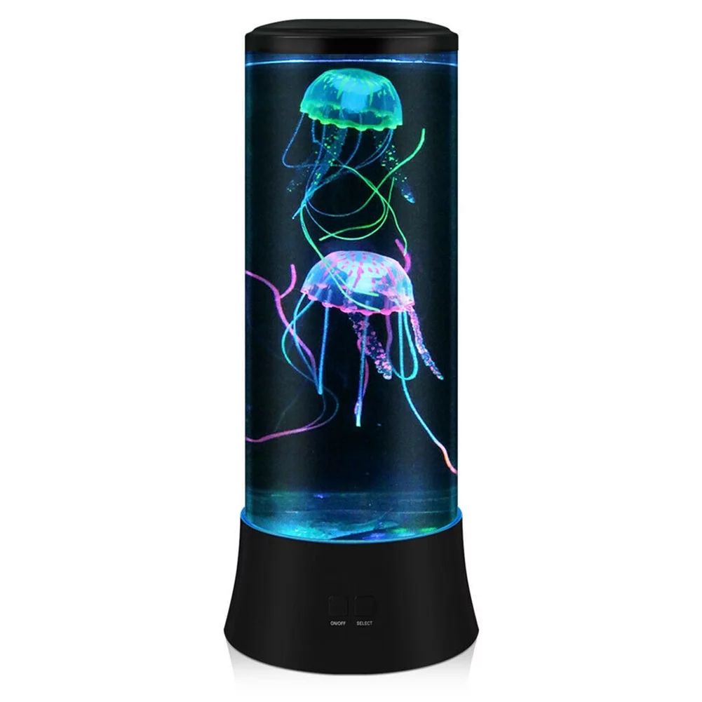 EDIER Jellyfish Lava Lamp - LED Colorful Jellyfish Lamp, Night Light for Home Office Decor Great ... | Walmart (US)