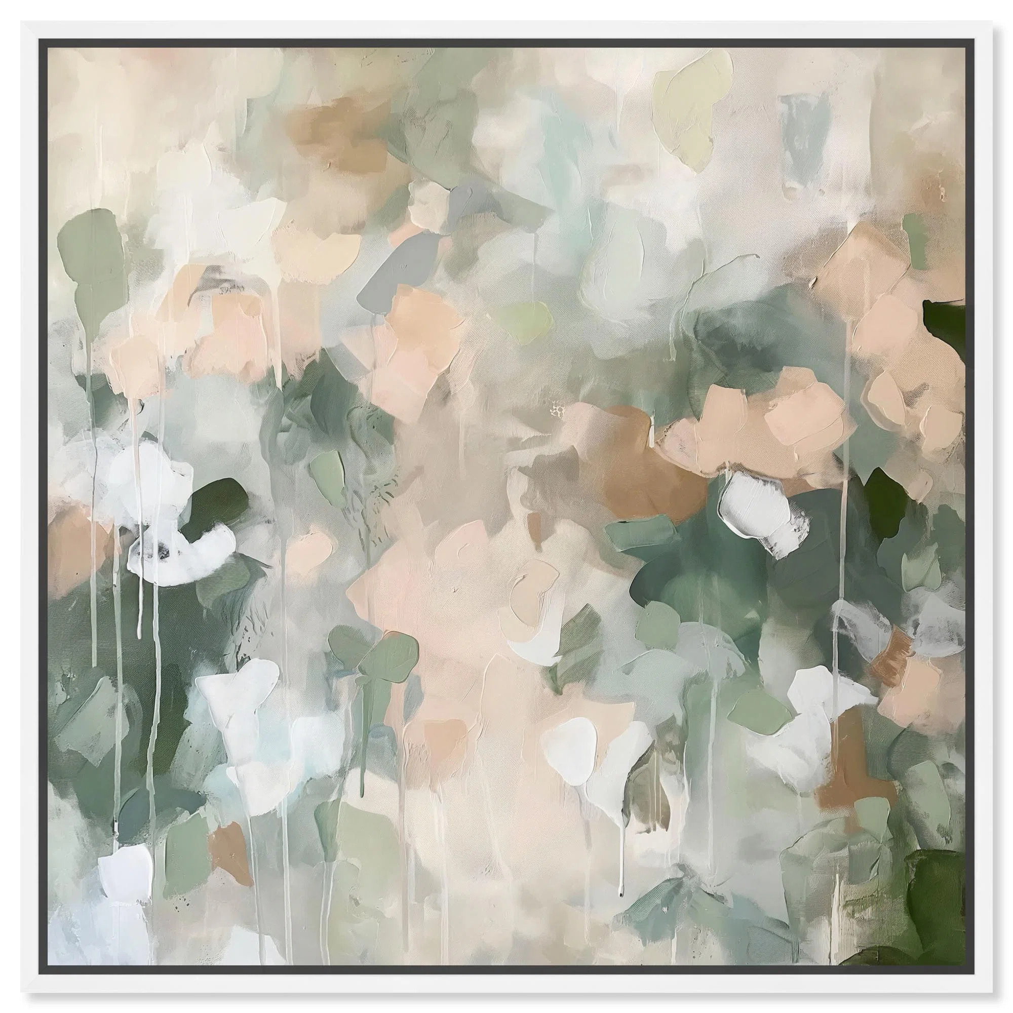 Earth & Emerald Rhythm Canvas Minimal Abstracts by Art Remedy | Wayfair North America