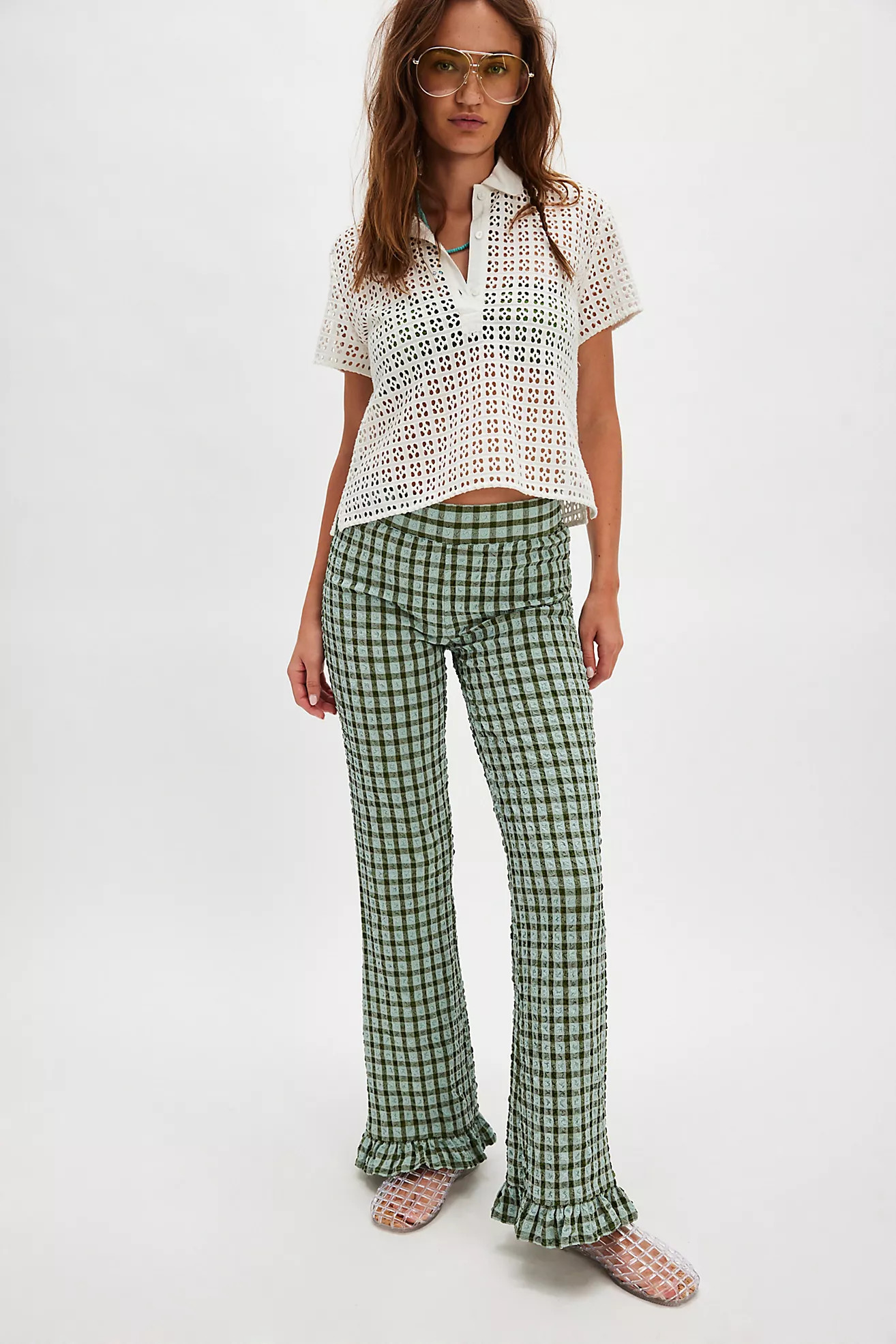 Frida Ruffle Pants | Free People (UK)