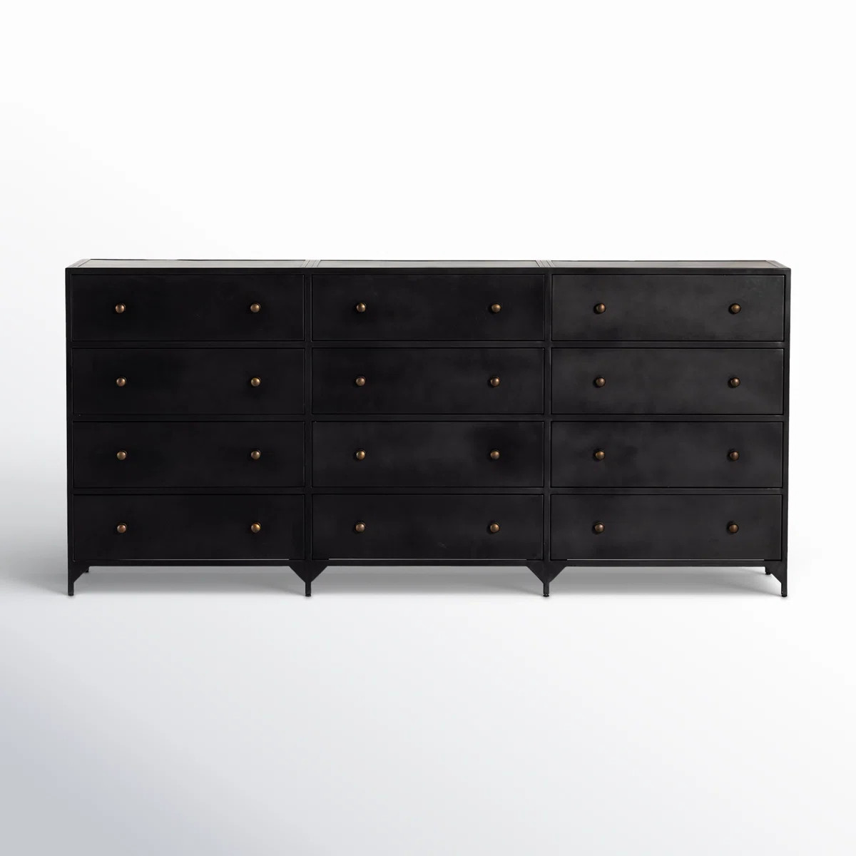 Bayline Iron 85'' W 12 - Drawer Dresser | Wayfair North America