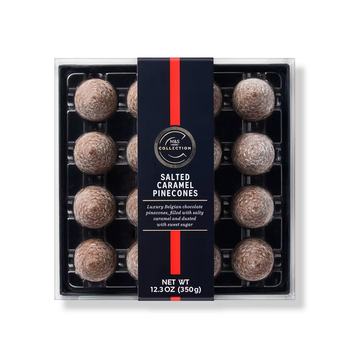 M&S Christmas Salted Caramel Pinecone Belgian Milk Chocolate Gift Box - 12.35oz | Target