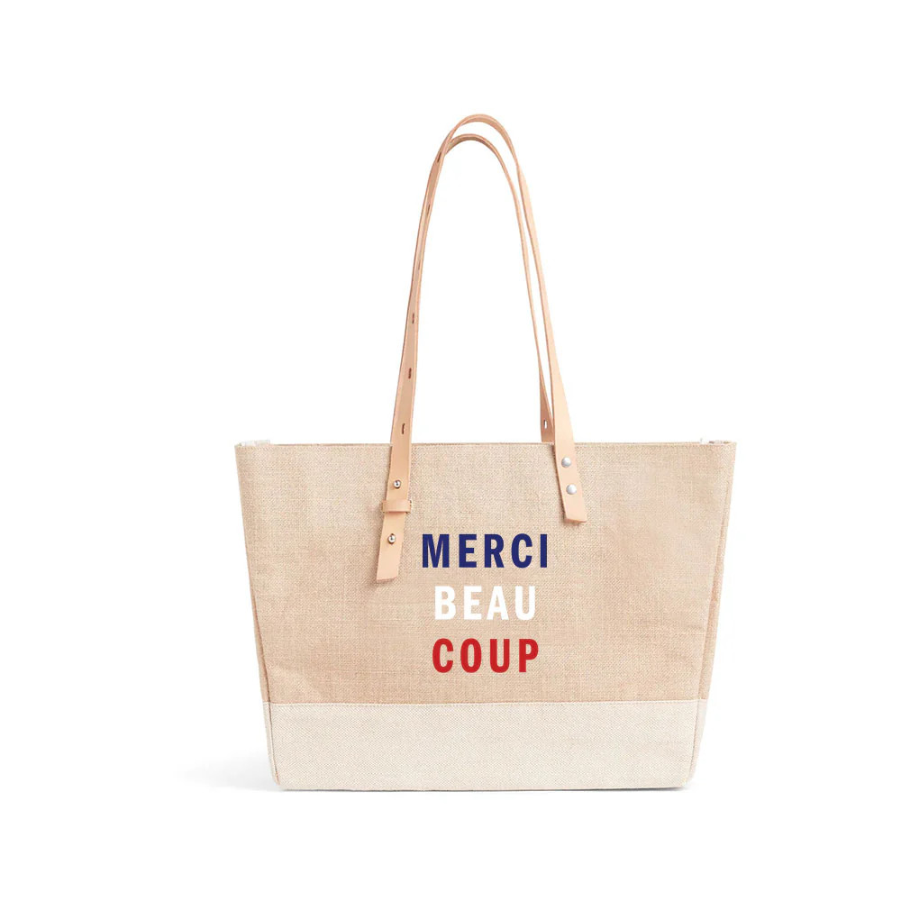 Shoulder Market Bag in Natural for Clare V. “Merci Beau Coup” | Apolis