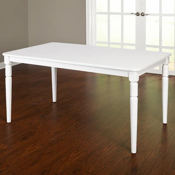 Brookwood Rubberwood Solid Wood Dining Table | Wayfair North America