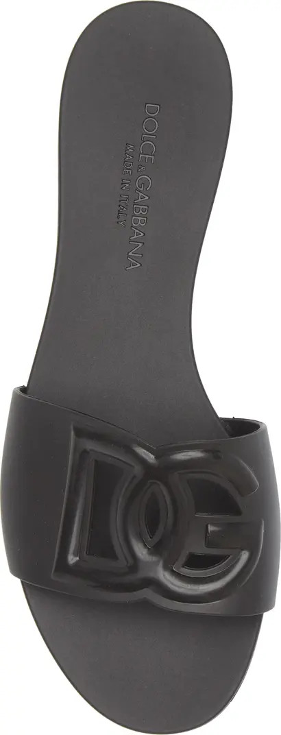 Dolce&Gabbana Bianca Interlock Slide Sandal in Yellow at Nordstrom, Size 5Us | Nordstrom