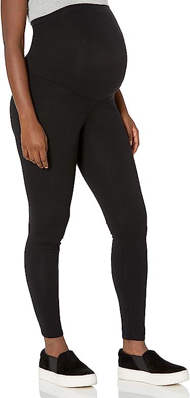 Motherhood Maternity Women's Essential Stretch Full Length Secret Fit Belly Leggings | Amazon (US)