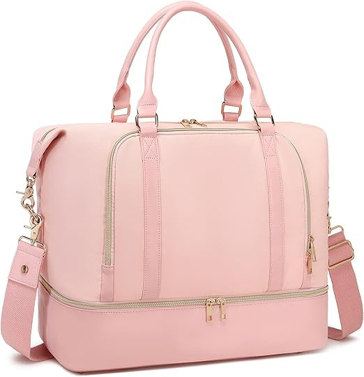 CAMTOP Women Ladies Travel Weekender Bag Overnight Duffel Carry-on Tote Bag fit 15.6 Inch Laptop ... | Amazon (US)