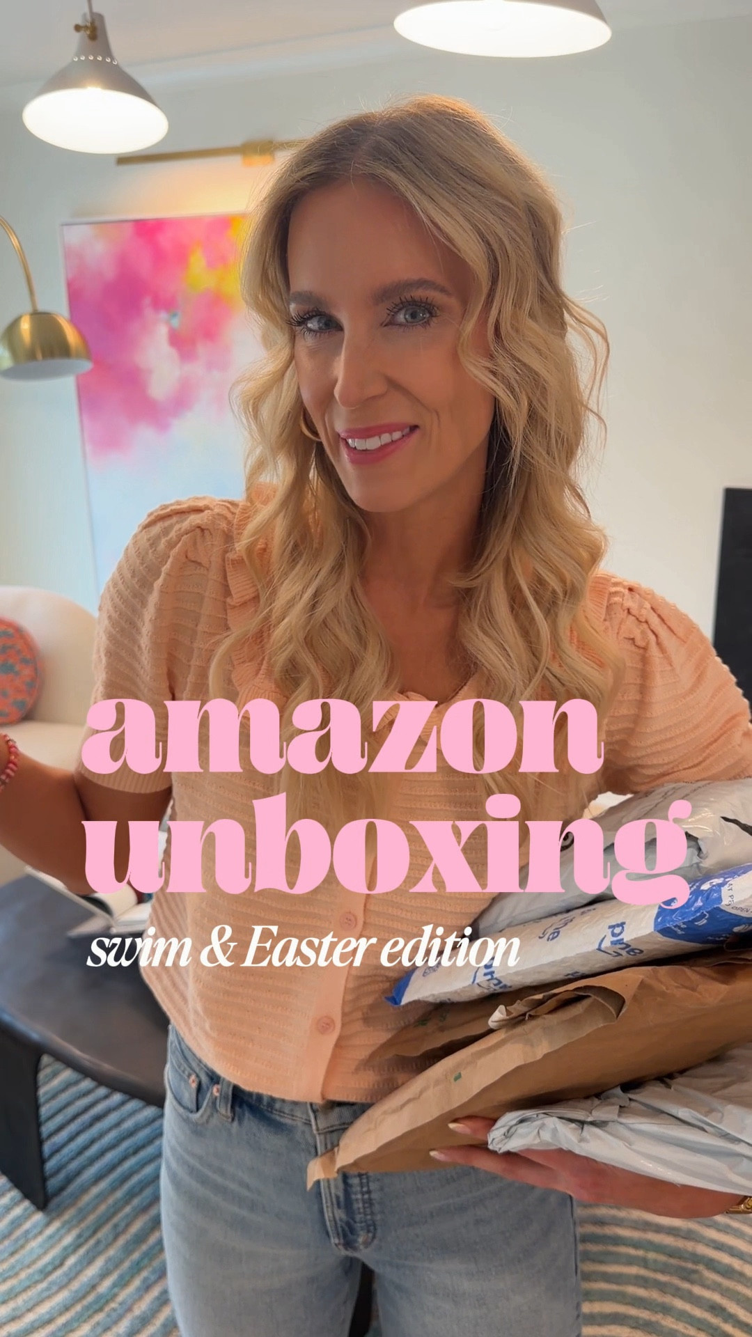 Amazon unboxing! The cutest amazon one piece swimsuits, high waisted bikini, amazon coverup, and amazon Easter dresses! 